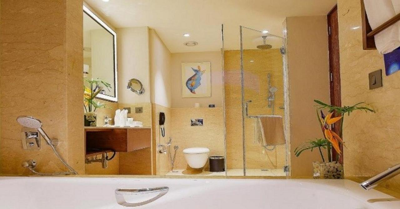 Radisson Blu Plaza Hotel Mysore Ngoại thất bức ảnh A bathroom in a hotel